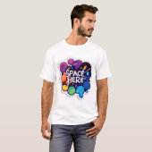 Fanart Space Sticker T-Shirt (Vorne ganz)