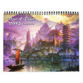 Fanastic Kunst 2015 Kalender durch David A. Baker (Titelbild)
