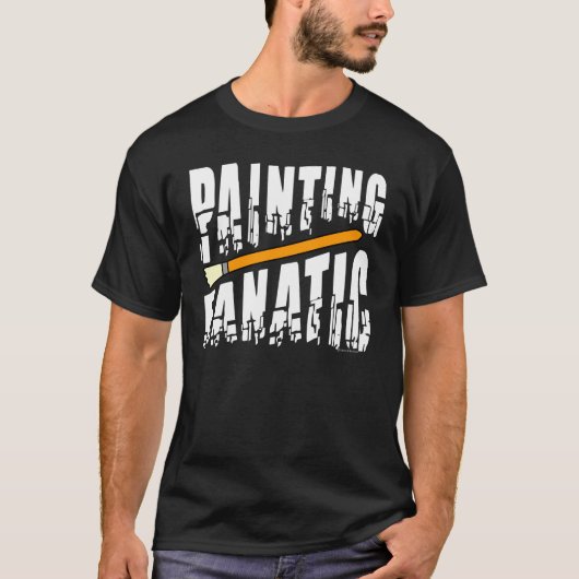 Fanatic-Malerei T-Shirt (Vorderseite)