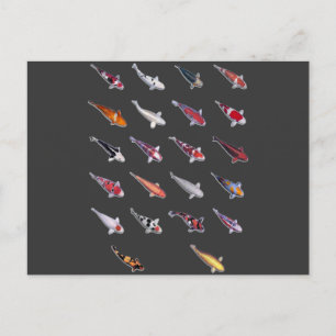 Fanatical Über Koi Postkarte