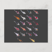 Fanatical Über Koi Postkarte (Vorderseite)