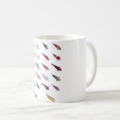 Fanatisch über Koi Kaffeetasse (VorderseiteRechts)