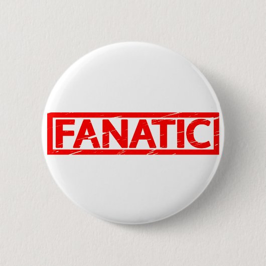 Fanatische Briefmarke Button (Vorderseite)