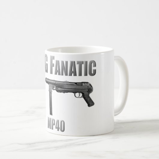 Fanatische Tasse MP40 SMG (VorderseiteRechts)