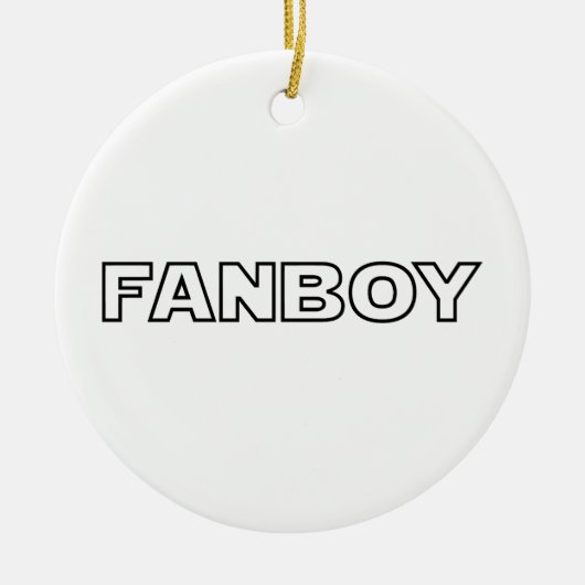 FANBOY KERAMIK ORNAMENT (Vorne)