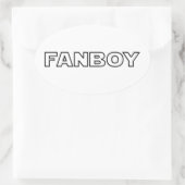 FANBOY OVALER AUFKLEBER (Tasche)