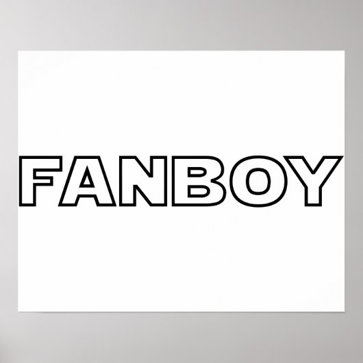 FANBOY POSTER (Vorne)