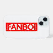 Fanboy-Stempel iPhone 15 Hülle (Rückseite (Horizontal))