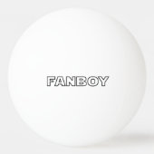 FANBOY TISCHTENNISBALL (Rückseite)