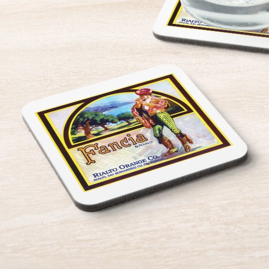 Fancia Orange Untersetzer (Linke Seite)