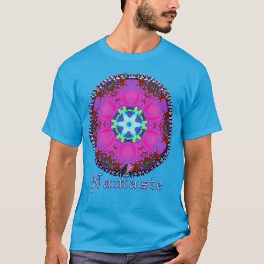 Fancied Namaste Kaleidoscope T-Shirt (Vorderseite)