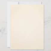 Fanciful Bird Cage Aquamarin & Chocolate Wedding Einladung (Rückseite)