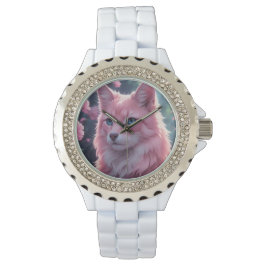 Fanciful Feline Watch Armbanduhr