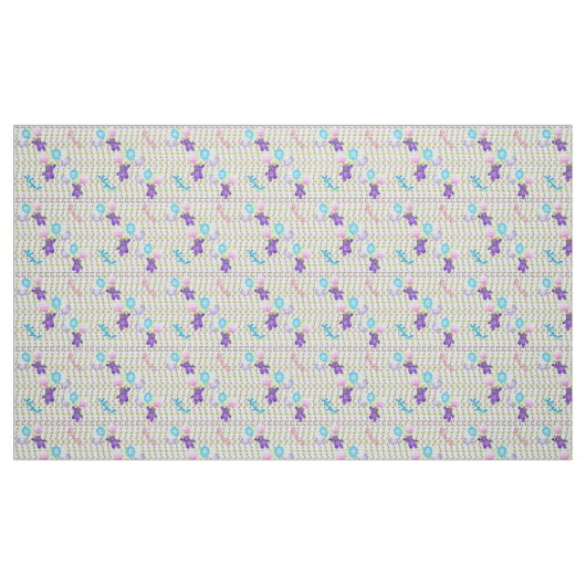 Fanciful Happy Balloon Bars Stoff (Fat Quarter (45,7 x 55,9 cm))