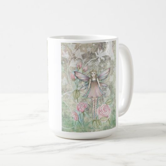 Fanciful Rose Fairy Kaffeetasse (VorderseiteRechts)