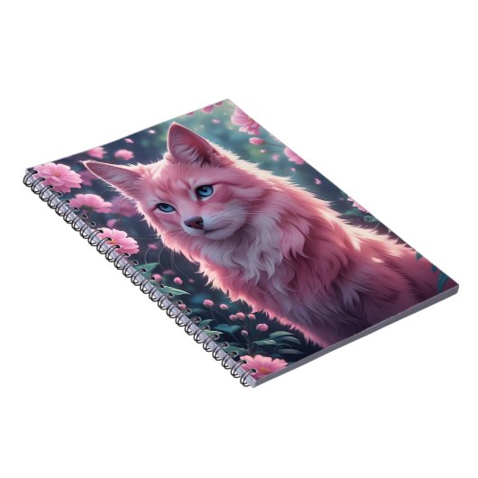 Fancious Feline Notebook Notizblock (Rechte Seite)