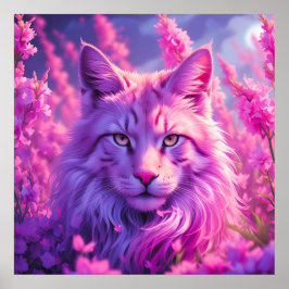 Fancious Feline Poster | Zuhause und Geschenke