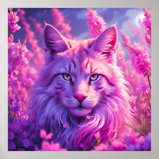 Fancious Feline Poster | Zuhause und Geschenke (Vorne)