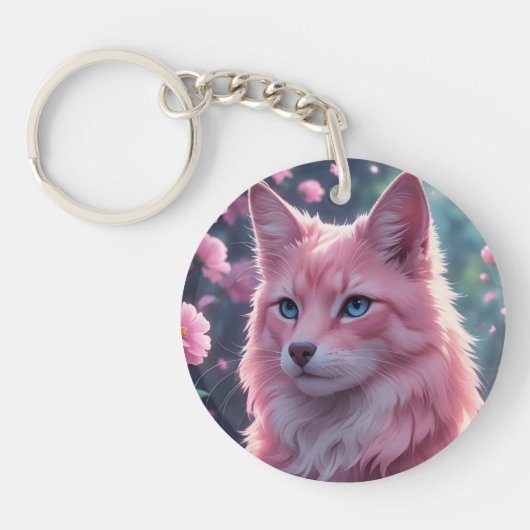 Fancious Feline Schlüsselanhänger (Vorderseite)