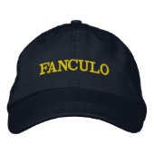 Fanculo bestickte Cap Bestickte Baseballkappe (Vorderseite)