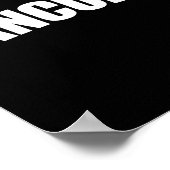 Fanculo italienischer Begriff für Aus, Lustiges sa Poster (Ecke)