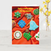 Fancy a tasty nibble for Christmas? Karte (Gelbe Blume)