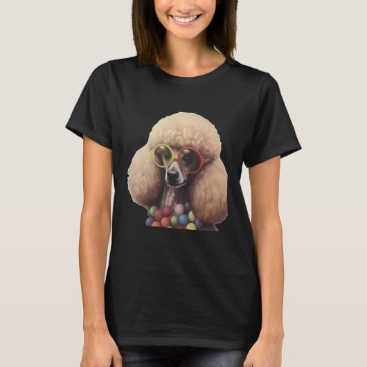 Fancy and Fabulous Poodle T-Shirt (Vorderseite)