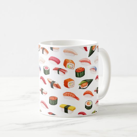 Fancy Asian Sushi Mug Kaffeetasse (VorderseiteRechts)