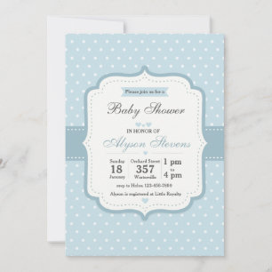 Fancy Baby Boy Babyparty-Einladung Einladung