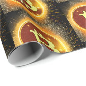 fancy Bitcoin Only Geschenkpapier (Rolleneckpunkt)