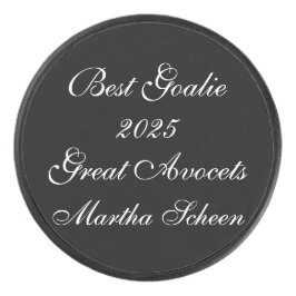 Fancy Black & White Award:  Eishockey Puck