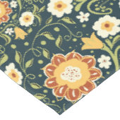 Fancy Boho Blumen Tischdecke (Schrägansicht)