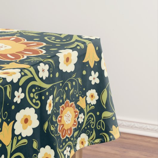 Fancy Boho Blumen Tischdecke (Beispiel)