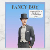 FANCY BOY WEINETIKETT (Einzelnes Label)