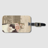 Fancy Cat & Das Schloss Gepäckanhänger (Vorderseite (Horizontal))