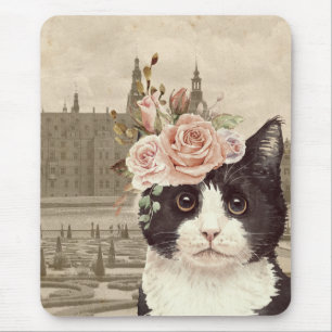 Fancy Cat & Das Schloss Mousepad