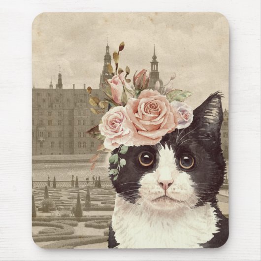 Fancy Cat & Das Schloss Mousepad (Vorne)
