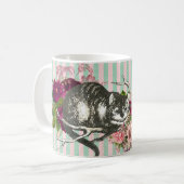 Fancy Cheshire Cat Collage Kaffeetasse (Vorderseite Links)