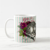 Fancy Cheshire Cat Collage Kaffeetasse (Links)