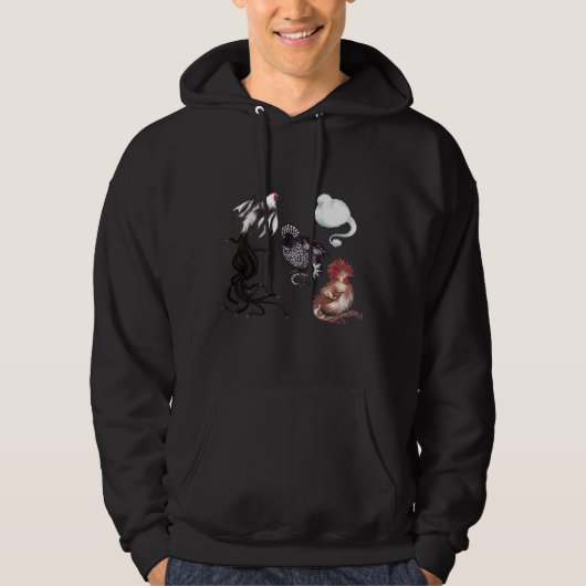 fancy chicken cockatrices   hoodie (Vorderseite)