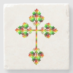 FANCY CROSS STEINUNTERSETZER
