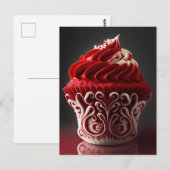 Fancy Cupcake Postkarte (Vorne/Hinten)