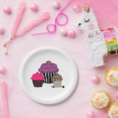 Fancy-Cupcakes Pappteller (Party)