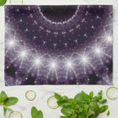 Fancy Delicate Black & White Lace Pattern Geschirrtuch (Gefaltet)