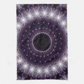 Fancy Delicate Black & White Lace Pattern Geschirrtuch (Vertikal)