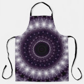 Fancy Delicate Black & White Lace Pattern Schürze (Vorderseite)