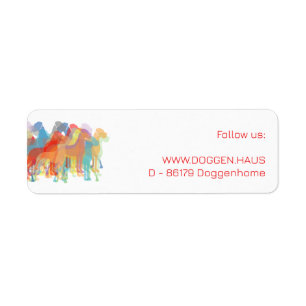 Fancy Deutsche Doggen Label