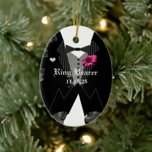 Fancy Feet Ringträger Hochzeit Weihnachten Ornamen Keramikornament