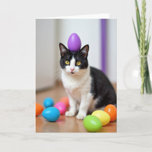 Fancy Feline Grußkarte Karte