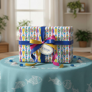 Fancy-Fisch Geschenkpapier